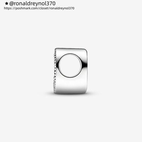 Pandora Letter C Alphabet Charm - Picture 3 of 6